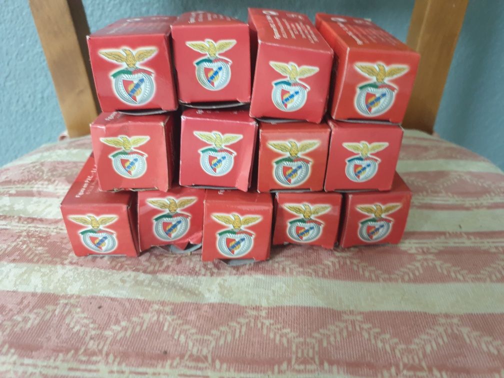 Conjunto de 13 Copos do Benfica