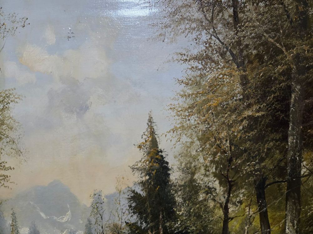 Oryginalny Obraz Olejny Josef Kugler