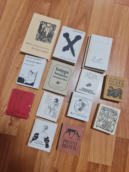 Miniatury książek unikatowe PRL