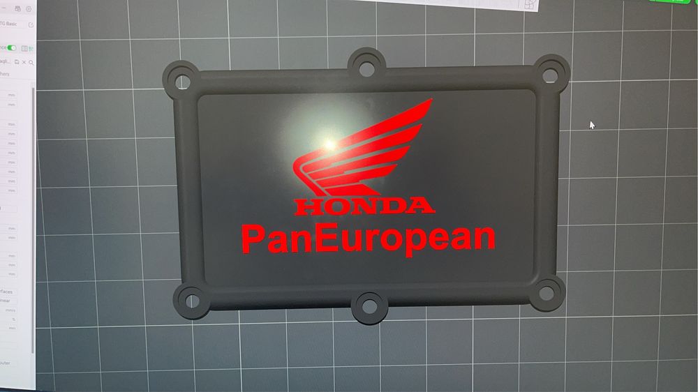 Caixa para via verde estanque para instalacao  em motociclos