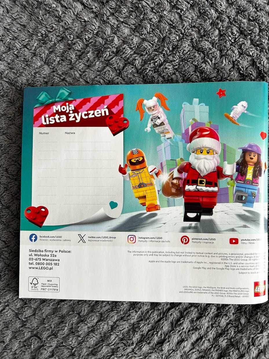 Nowy katalog LEGO czerwiec - grudzień 2024 + Bilet LEGOLAND