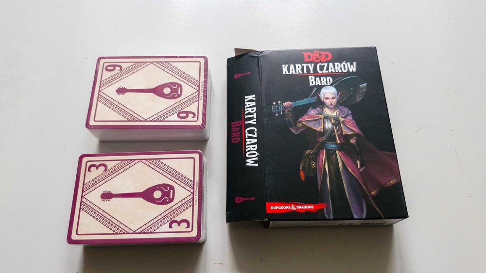 Karty czarów Bard PL Dungeons&Dragons