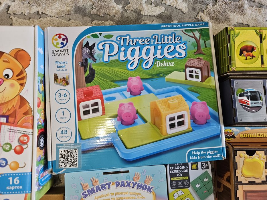 Продам наші із сином розвиваючі ігри SMART GAMES