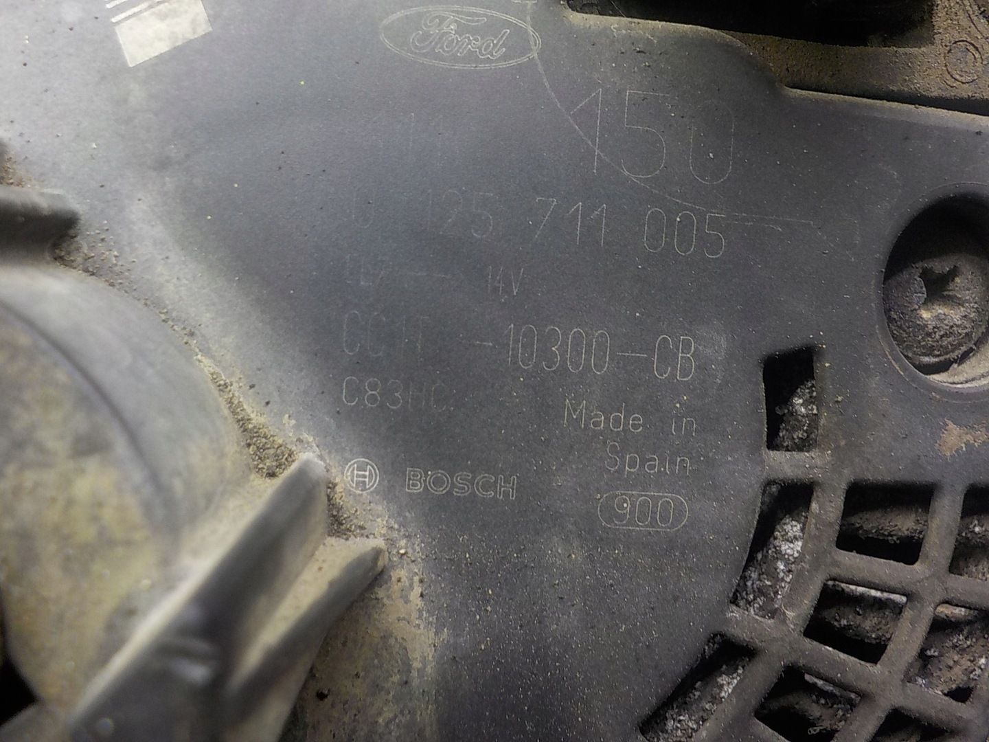 FORD TRANSIT TOURNEO ALTERNATOR 0125711005