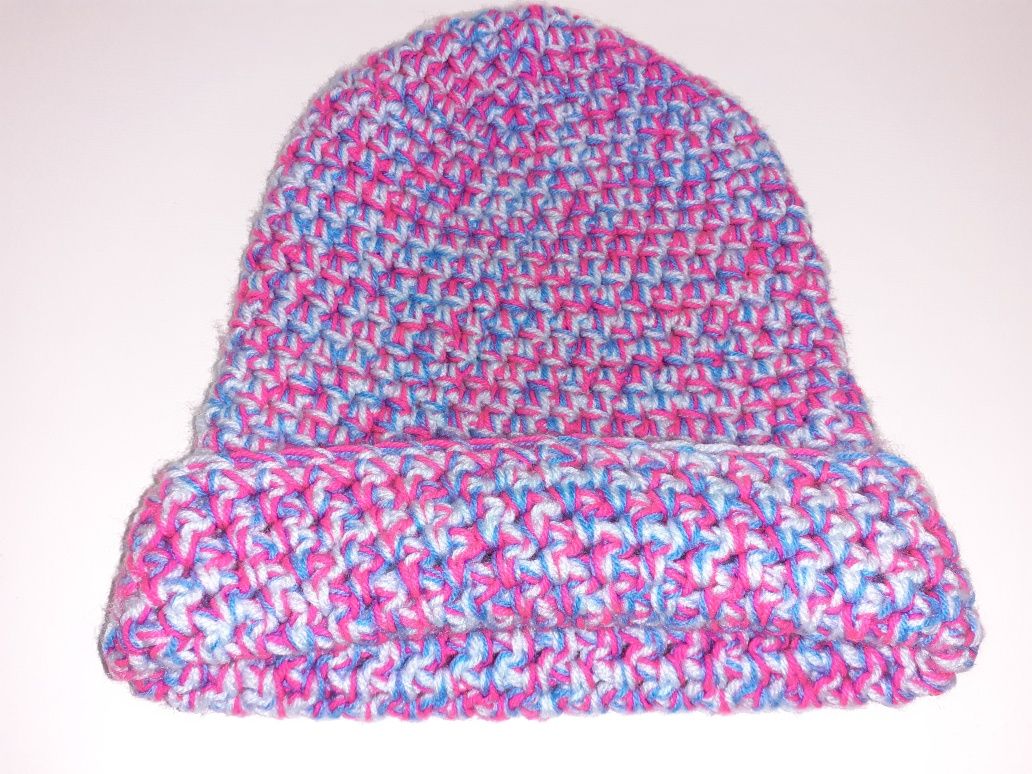 Czapka Smerfetka beanie handmade