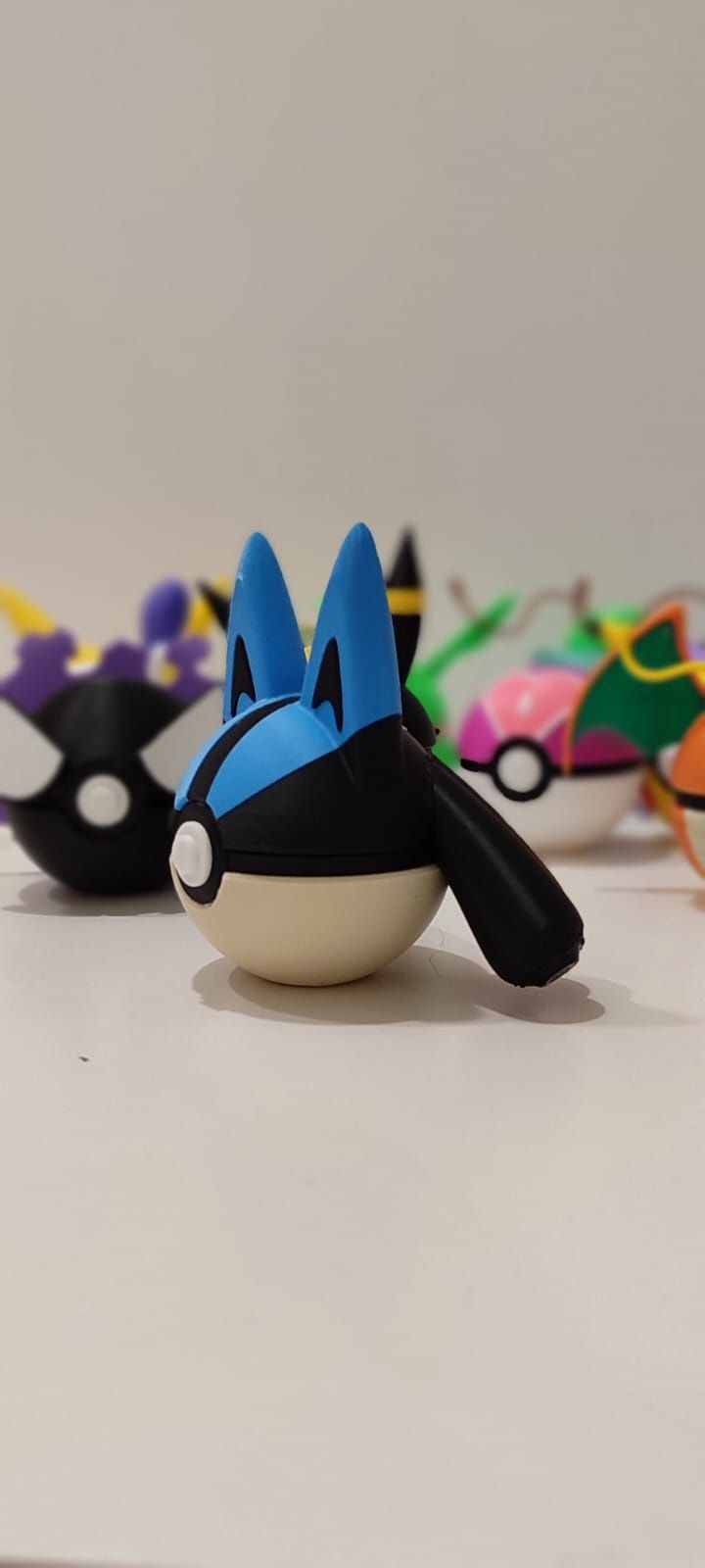 Lucario pokeball pokemon 3d