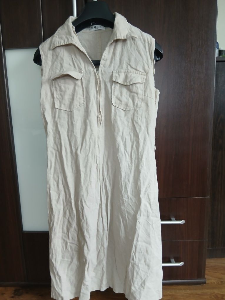 sukienka lniana 42/40
