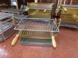 inox Grelhador Barbecue Fogareiro Churrasqueira