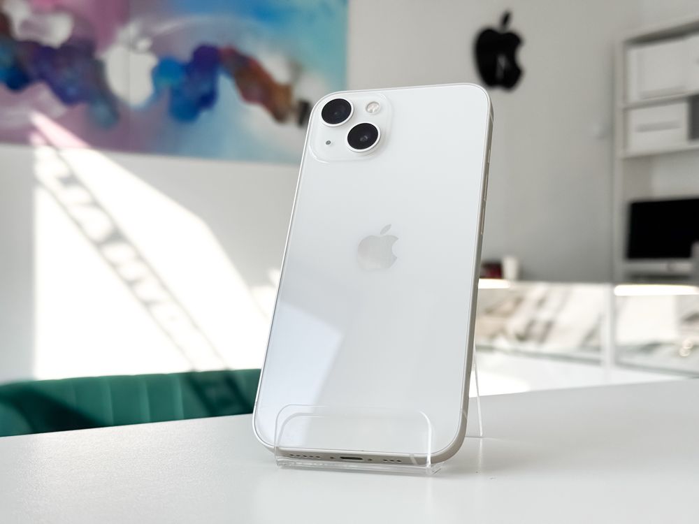 iPhone 13 128 GB Biała Perelka jak Nowy 100% bateria Sklep Gwarancja