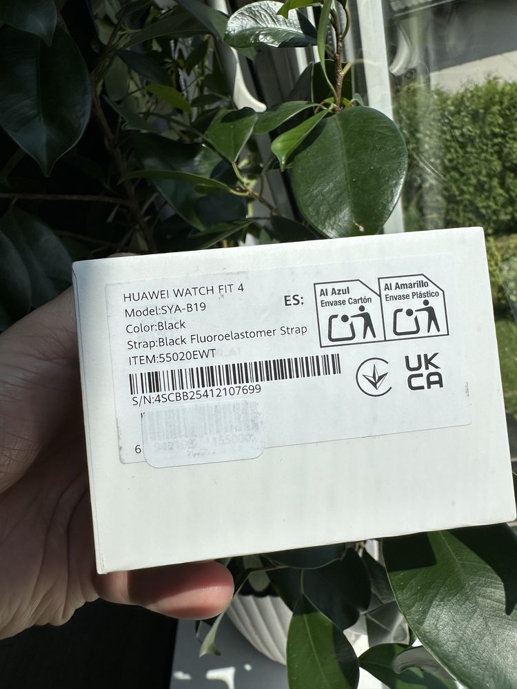 Smartwatch Huawei Watch Fit 4 NFC 1,82" 5ATM SpO2 SuperCharger Czarny