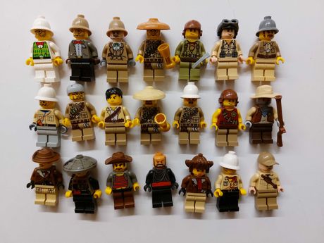 Lego Indiana Jones. Minifigurki, figurki, ludziki
