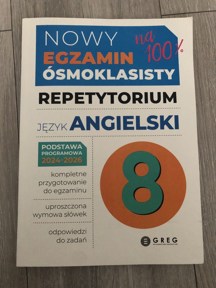 Repetytoria do egzaminu ósmoklasisty