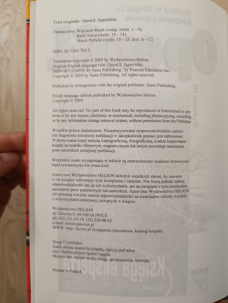 open GL księga eksperta wyd 3