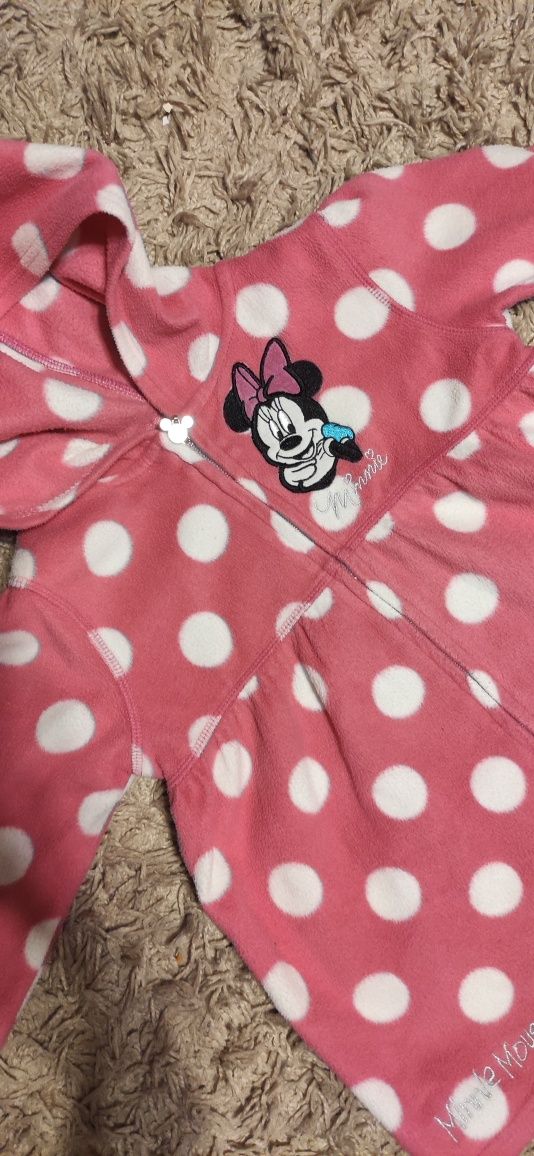 Myszka Minnie różowa bluza dla dziewczynki 134cm