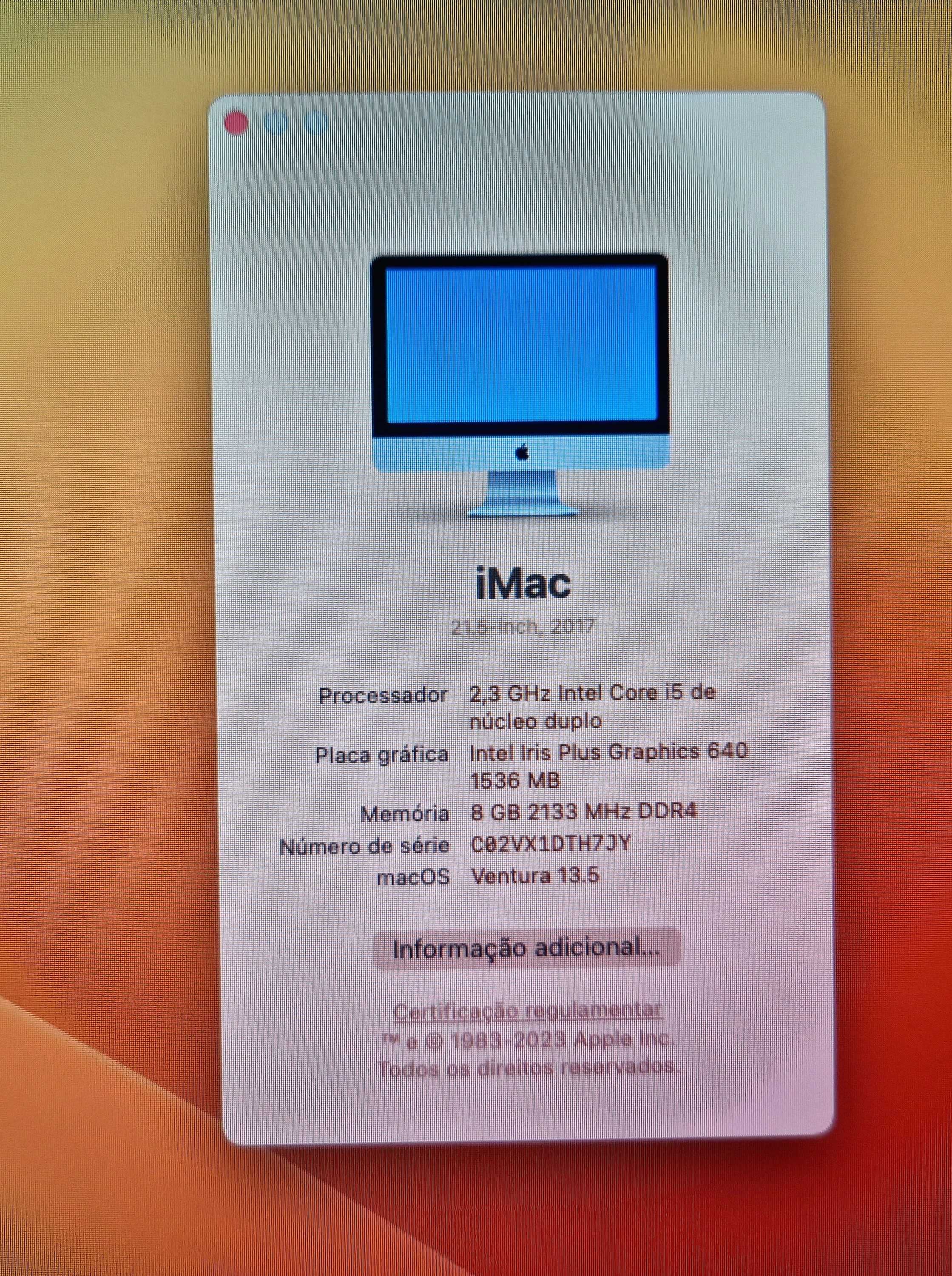 Apple Imac 21.5 2017