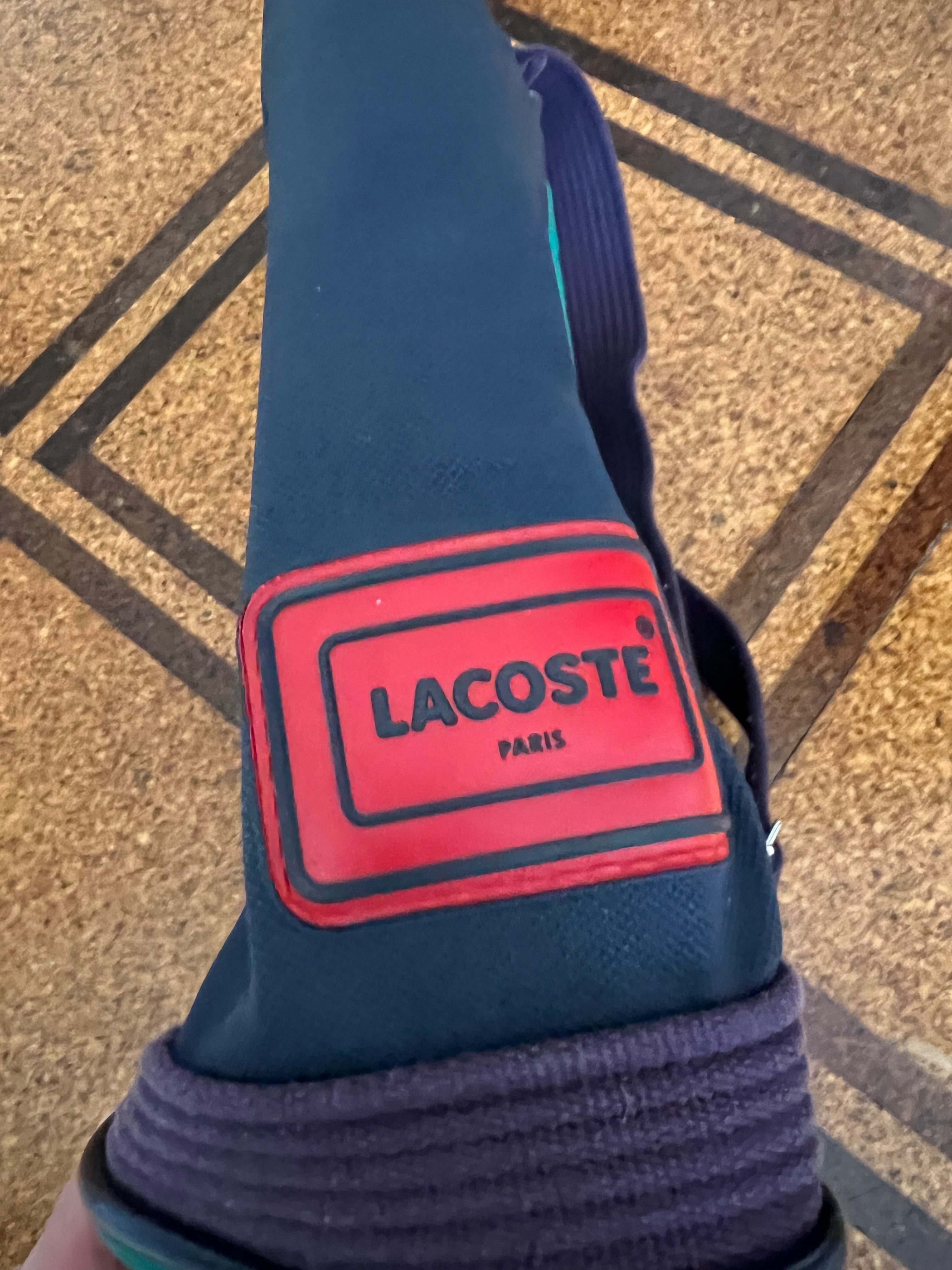 Mochila Lacoste vintage usada