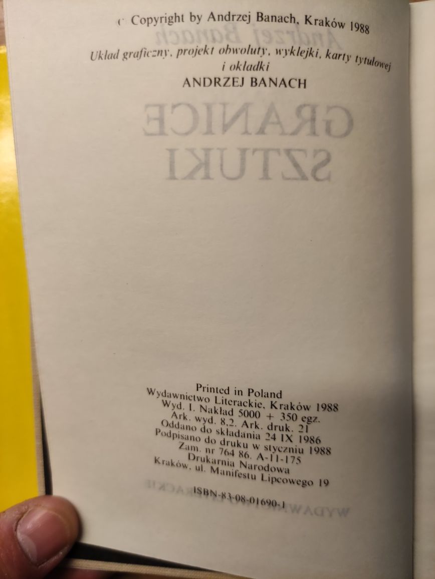 Granice sztuki - Andrzej Banach