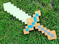 Nowy duży miecz w stylu Minecraft światło dźwięk zabawki