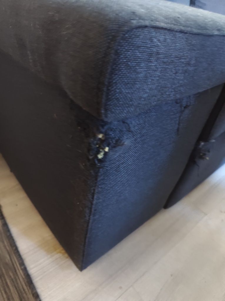 Sofá cama com chaise longue