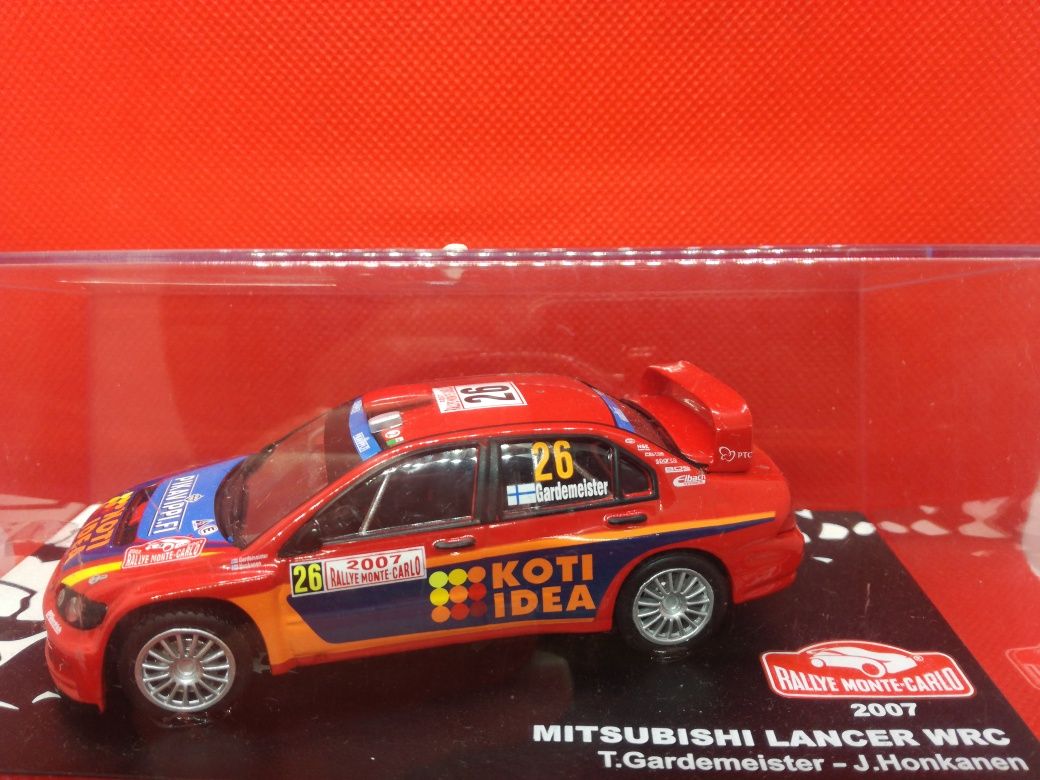 N. 35 Miniaturas Mitsubishi de Rallys 1/43 como novos