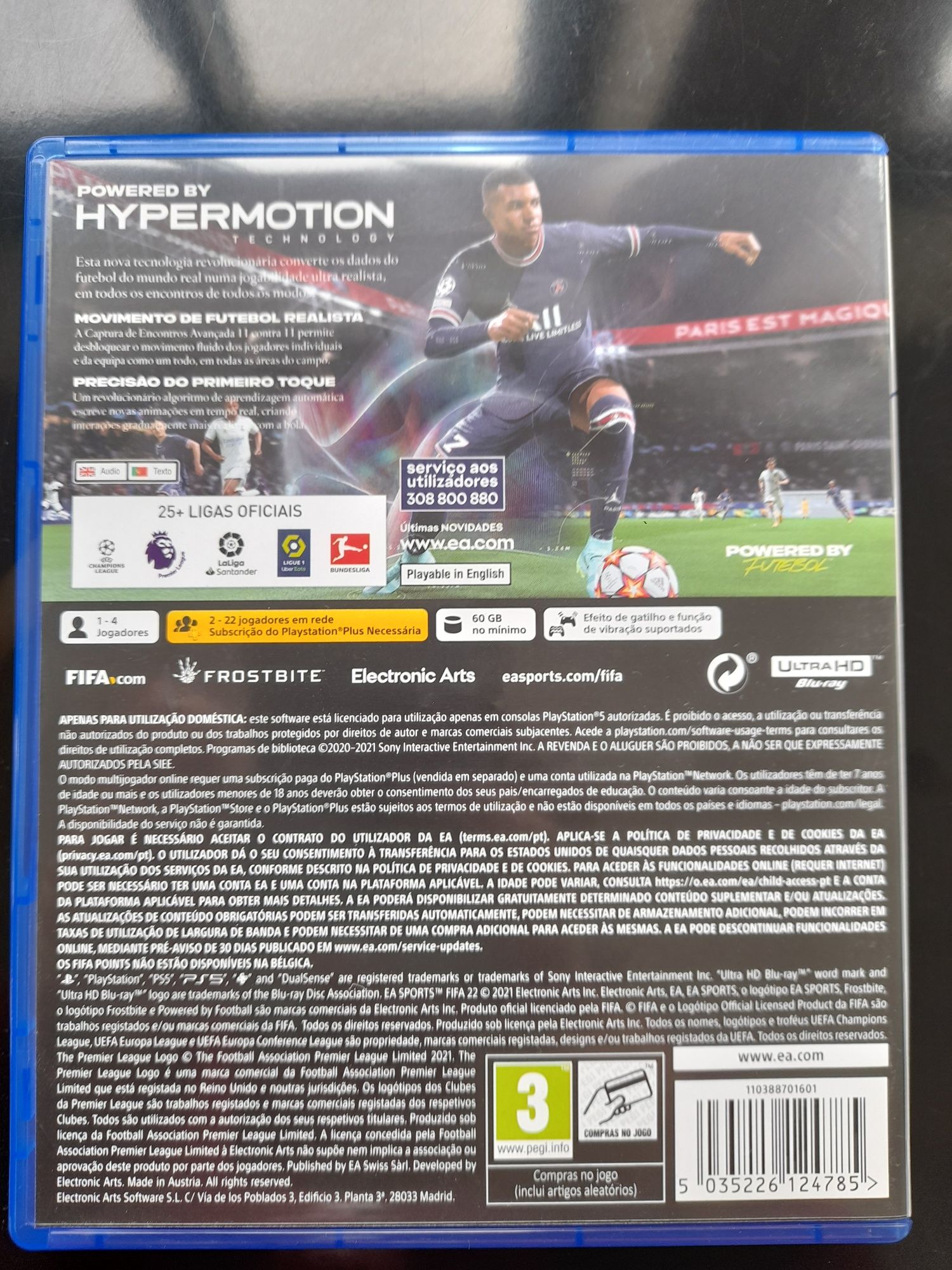 Fifa 22 ps5 como NOVO