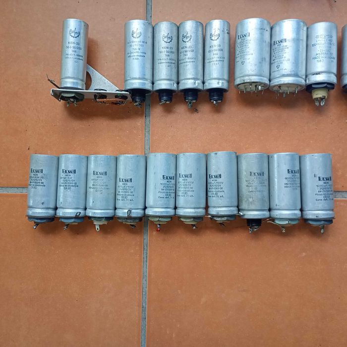 Kondensator Elwa, UNITRA, Wima - 63 szt.