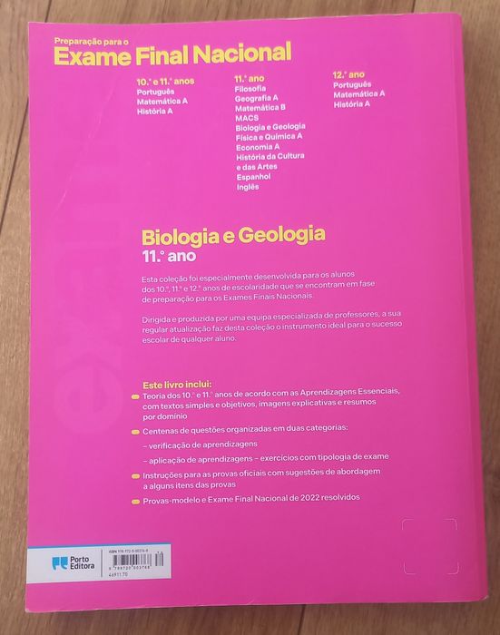 Caderno de Preparação para o Exame Nacional de Biologia e Geologia 11º
