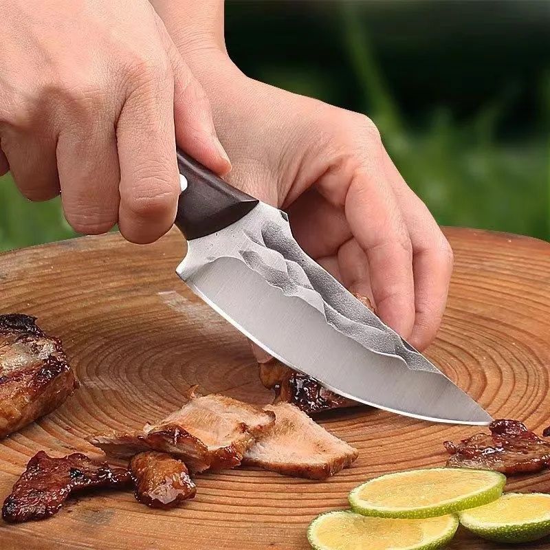 Кованый нож ручной работы для мяса / барбекю/ фрукты / кухня