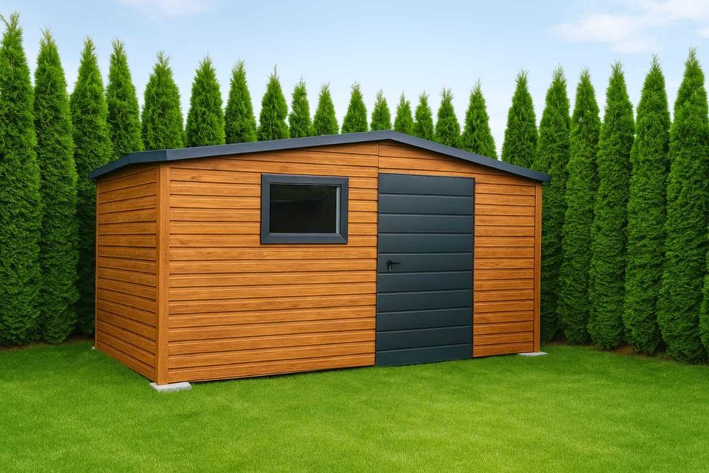 Domek narzędziowy, domek ogrodowy schowek na narzędzia garaż blaszany