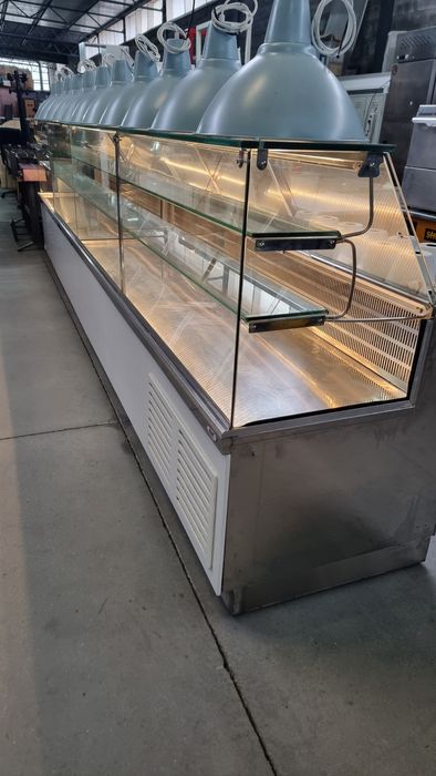 Vitrine em vidro de refrigeração 4,50M x 0,80M Como nova!