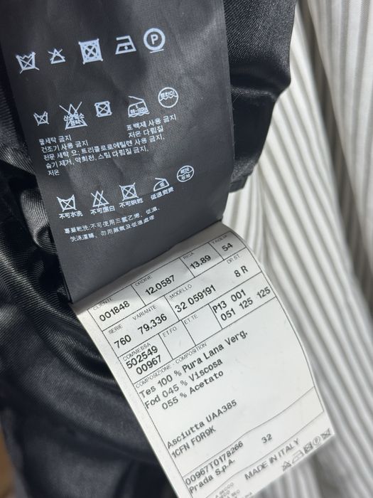 Чоловічий піджак жакет блайзер Prada оригінал розмір М