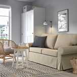 Ikea Nowa Evertsberg Sofa rozkładana Transport Szary Beżowy
