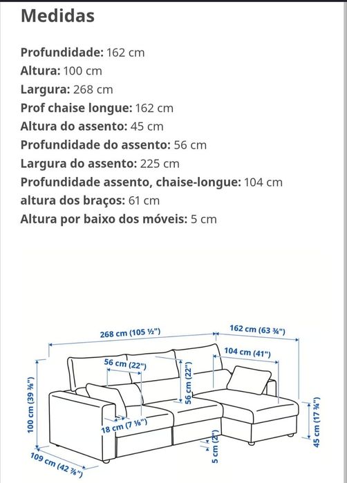 Sofa chiase cama