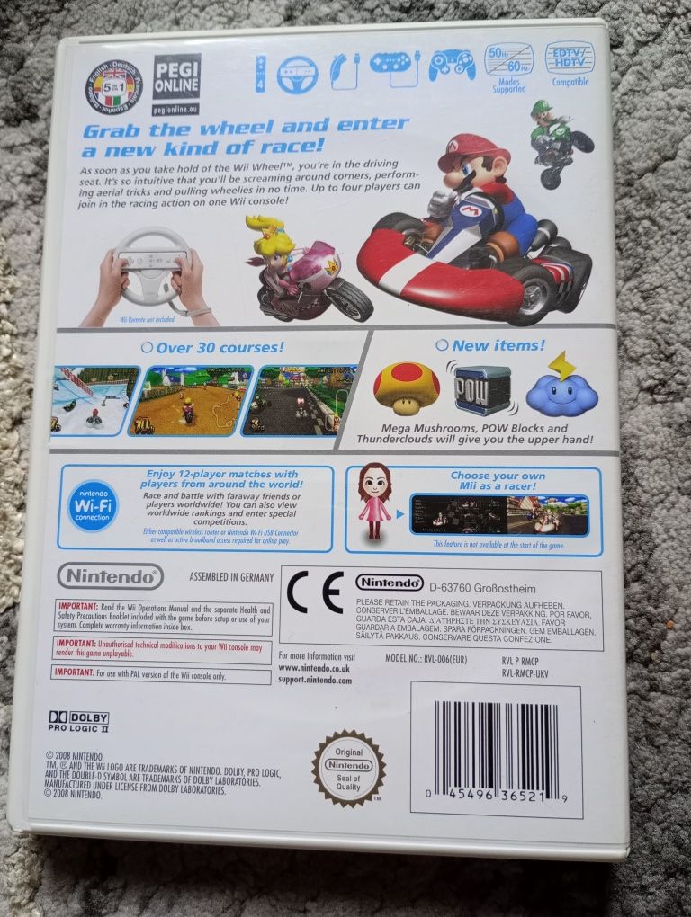 Mariokart  na konsole Nintendo Wii