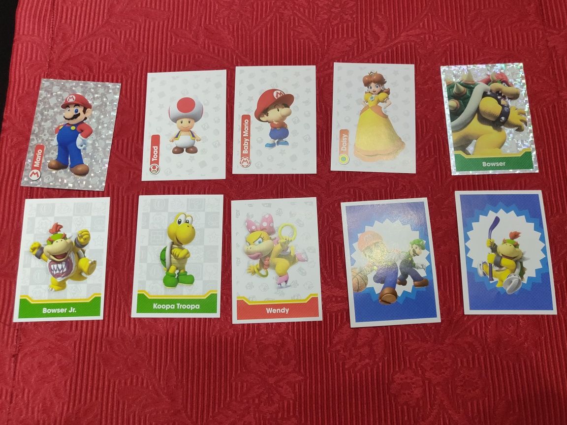 Cromos Super Mário Panini