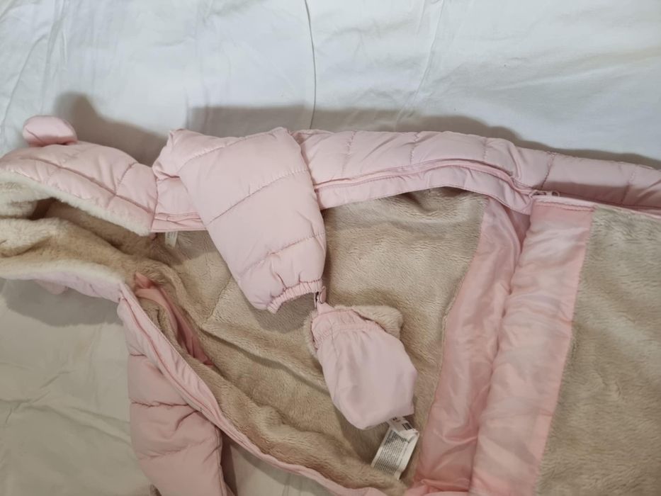 Kombinezon zimowy dla dziewczynki rozmiar 74