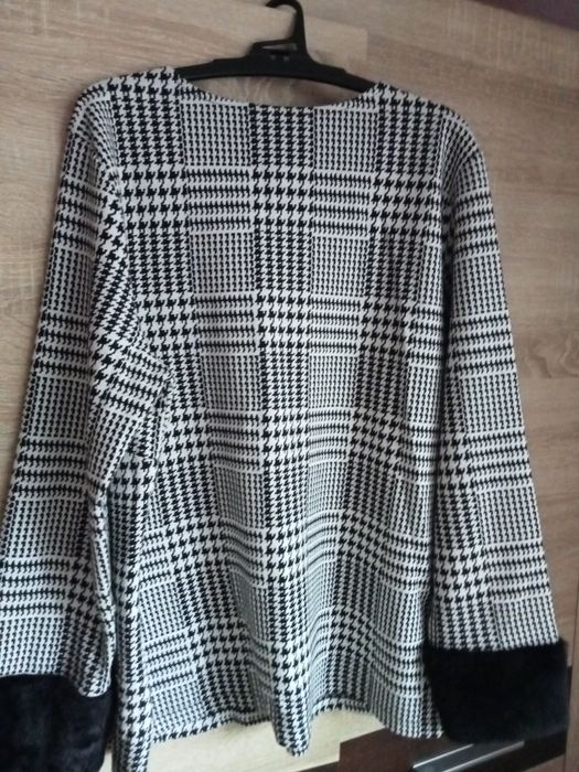 Czarno-biała tunika