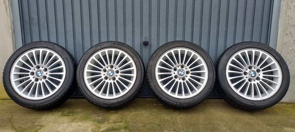 Koła Aluminiowe  BMW 17, 5x120, Styling 73, Opony Zimowe 205-50-R17