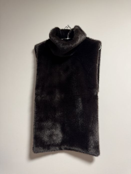 Манішка із екохутра, манишка из норки