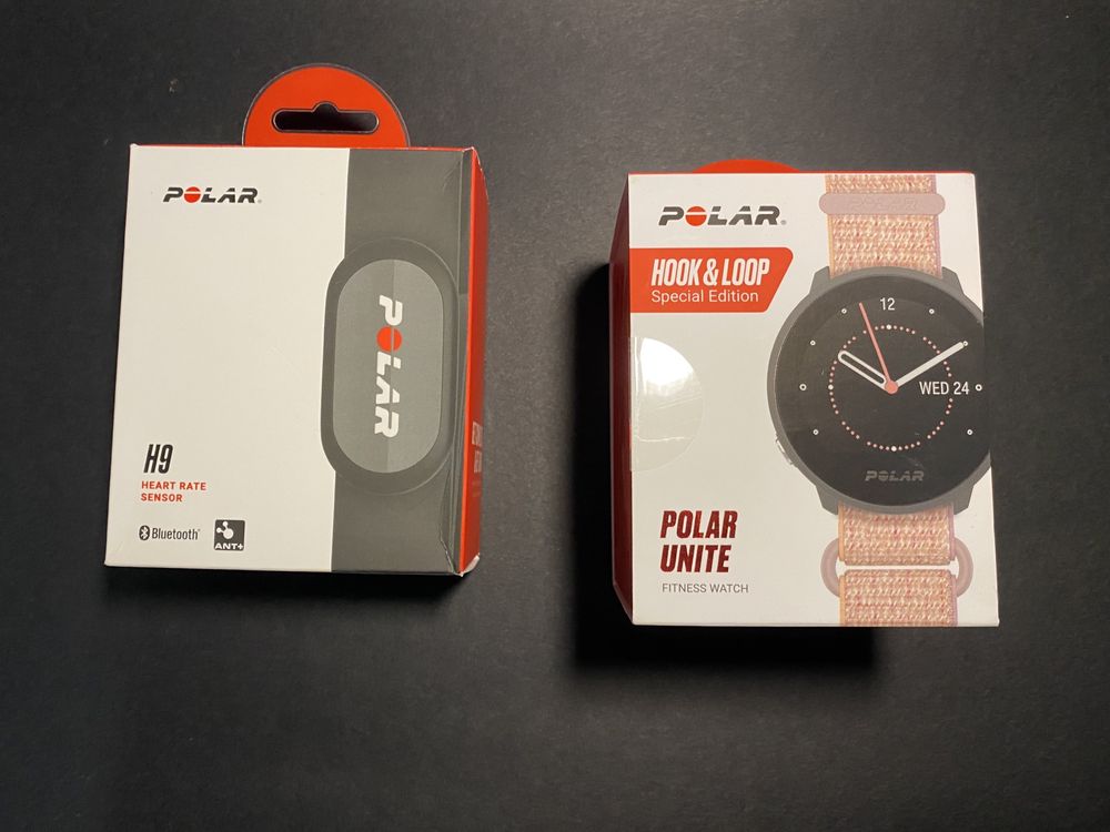 Zegarek sportowy Polar Unite + opaska na klatkę piersiową H9