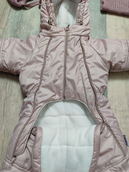 Зимовий комбінезон на 62/68. Зимовий комбінезон для дівчинки