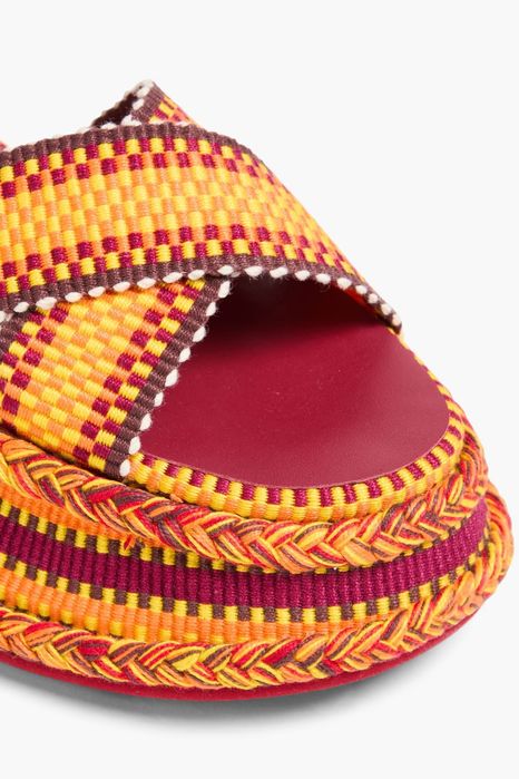 CHLOÉ Meril woven platform sandals | Оригінал | Розміри UK 3 та 4