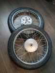 WSK 125 koło koła przód tył kpl 18" po renowacji kpl z oponami