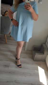 Nowa Sukienka błękitna xxl