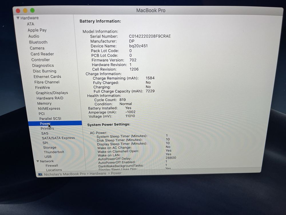 Macbook Pro 15” finais 2013 A1398  peças placa mãe teclado