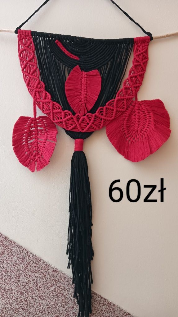 Makrama typu łapacz snów, drzewko życia, szczęścia