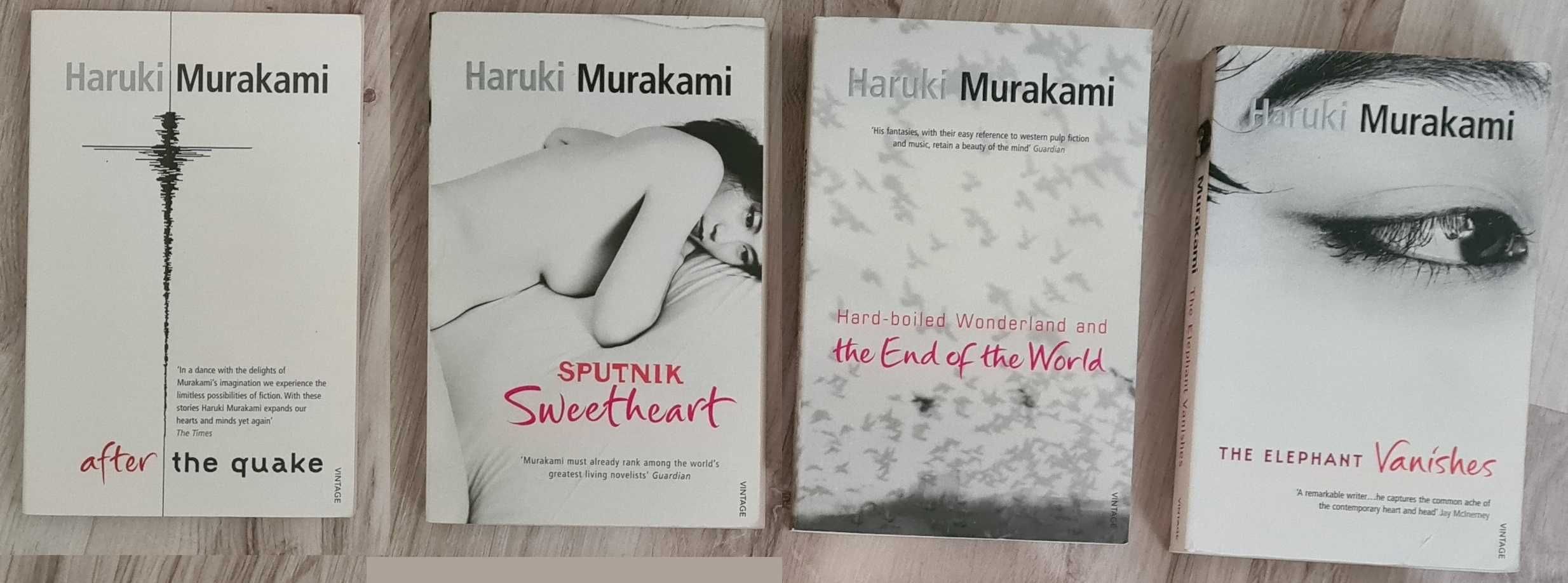 Haruki Murakami - 4 książki po angielsku - stan b. dobry