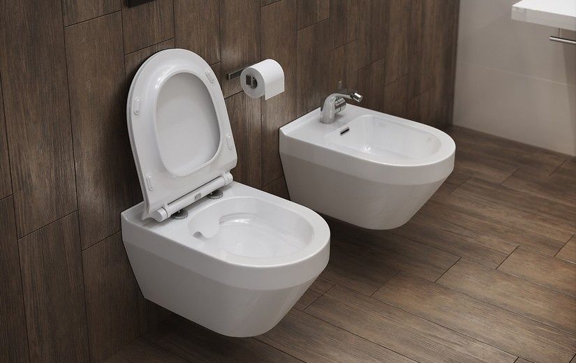 WC Nowa miska wiszaca Crea Oval CleanOn