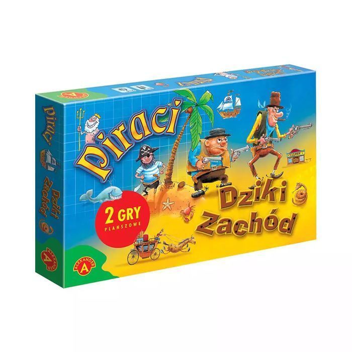 Piraci. Dziki Zachód. Gra planszowa. Alexander
