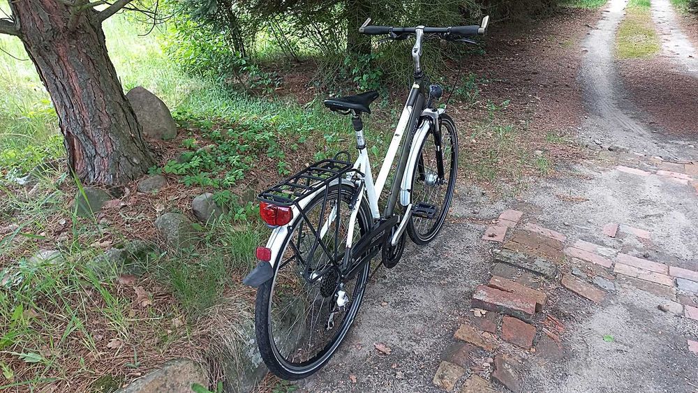 Alu Rower Miejski Damski Rixe La Rochelle Damka Alivio Sr Suntour 28